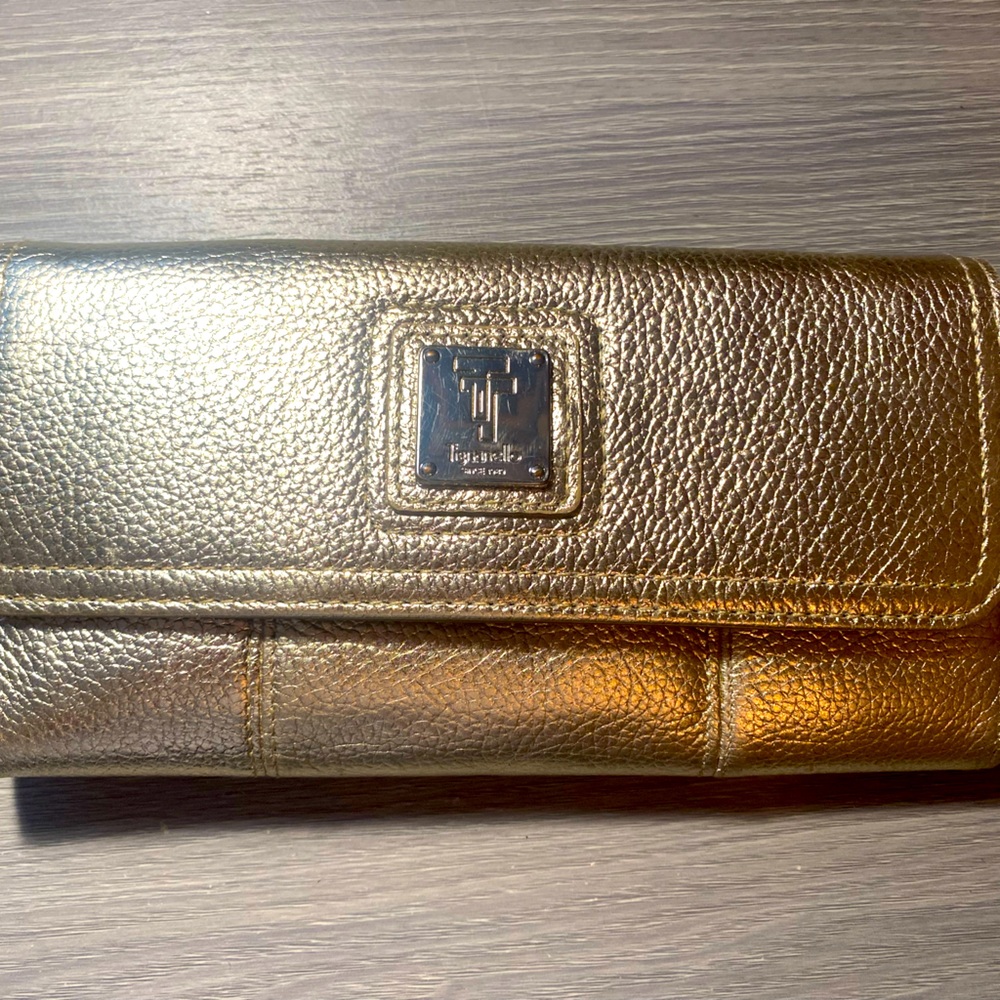 Gold Tignanello Wallet